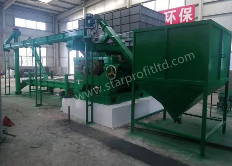 Lini Produksi Bubuk Karet Ban Limbah Tipe Baru